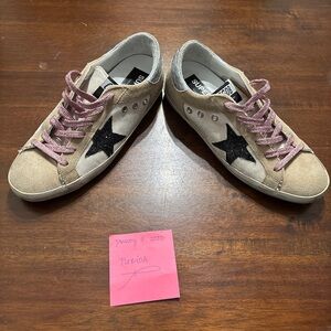 Golden Goose Superstar Beige Sneakers Sz 40